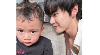 Cipung Go International, Anak Nagita Slavina Foto Bareng sampai Nampang di Instagram Doyoung NCT