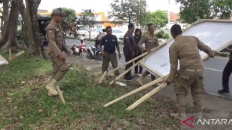 Lebih dari 500 APK Melanggar Aturan di Metro Ditertibkan Tim Gabungan