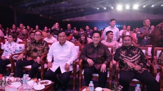 Prabowo Hadiri Perayaan Natal BUMN, Menag Yaqut: Sistem Pertahanan Bersifat Semesta Antar Umat Beragama