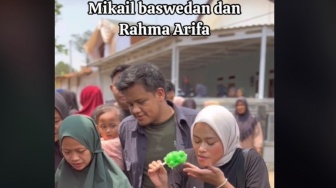 Keakraban Mikail Baswedan dan Rahma Arifa Muhaimin Jadi Sorotan Netizen: Vibes Cocok Jadi Mantu