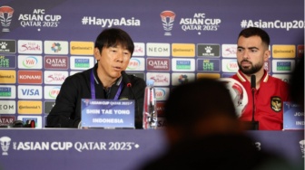 Shin Tae-yong Isyaratkan Ubah Gaya Main saat Timnas Indonesia Hadapi Vietnam di Piala Asia 2023