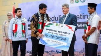 Pemkot Medan Donasi Rp 1 Miliar untuk Palestina