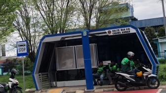 Wow! Dana Rp1,6 M Dihabiskan Pemkot Bekasi Cuma untuk Bangun 10 Halte Seperti Ini