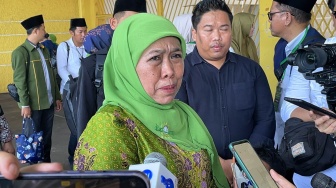 Respons Khofifah soal Kemungkinan Bakal Lawan Kiai Marzuki Jagoan PKB di Pilgub Jatim