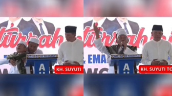 Detik-detik KH Suyuti Toha Pingsan saat Doakan Prabowo-Gibran Menang Pilpres 2024