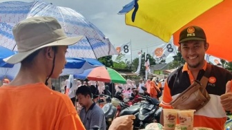 Anies-Cak Imin Kampanye Akbar di Parung Bogor, Para Pedagang Semuanya Bisa Tersenyum