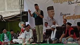 Kampanye di Lampung, Ganjar Pranowo Berharap Tidak Ada Cebong Kampret di Pemilu 2024