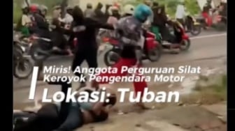 Viral Anggota Perguruan Silat Bikin Ulah di Tuban, Sejoli Jadi Korban