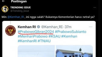 Heboh Akun Twitter Kemhan Bikin Tagar #PrabowoGibran2024, Istana Ungkap Pesan Jokowi