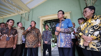 Prabowo Dapat Banyak Wejangan soal Masa Depan dan Teknologi dari Raja Kraton Yogyakarta