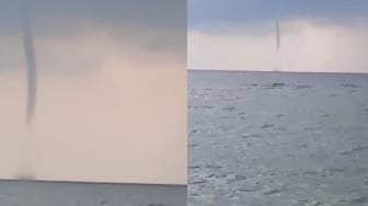 Fenomena Waterspout di Laut Bikin Geger Masyarakat Buleleng