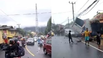 Kecelakaan Beruntun di Jalan Raya Puncak Bogor, Dikabarkan Banyak Korban