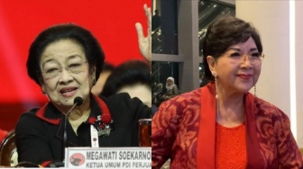 Adu Potret Awet Muda Megawati Soekarnoputri vs Titiek Puspa, Siapa yang Kelihatan Lebih Tua?