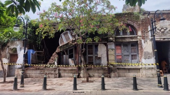 Duh! Gedung Bersejarah di Kota Lama Semarang Roboh