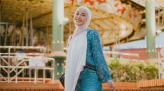 Bukber Cantik, Contek 5 OOTD Hijab Kekinian ala Dara Arafah
