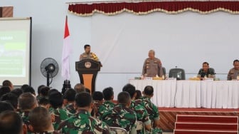 Dipimpin AKBP Agus Puryadi, TNI Polri di Solo Latihan Bersama Jelang Pemungutan Suara Pemilu 2024