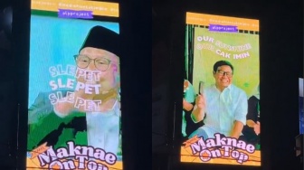 Penampakan Gemas Videotron Cak Imin Usai Lawan Gibran, Netizen: Gemoy Sesungguhnya