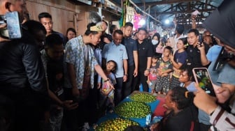 Sampai di Jayapura, Pasar Pharaa Sentani Jadi Tempat Pertama yang Dikunjungi Gibran