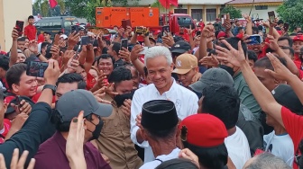 Hadiri Hajatan Rakyat di Deli Serdang, Ganjar Pranowo Singgung Netralitas ASN, TNI, Polri