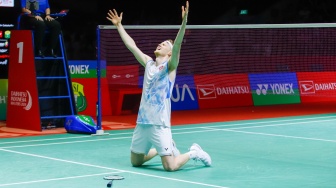 Tekuk Brian Yang, Anders Antonsen Rebut Gelar Indonesia Masters 2024