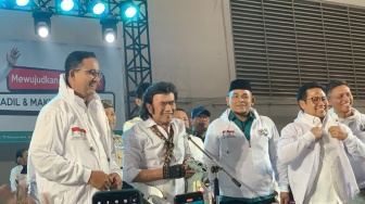 Rhoma Irama Deklarasi Dukung Anies dan Cak Imin di Pilpres 2024: Mari Bergabung dalam Wadah Rhomais Untuk Perubahan