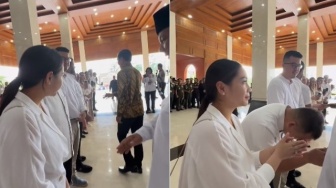 Momen Nagita Slavina Melamun Saat Bersalaman dengan Prabowo, Raffi Ahmad Kena Sentil Netizen