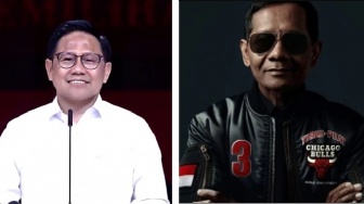 Adu Gaya Berkendara Cak Imin vs Mahfud MD, Sama-sama Naik Vespa tapi....