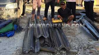 Polisi Tangkap Pencuri Pembatas Jalan di Marangkayu, Dinas PUPR Kaltim Rugi Rp 13,6 Juta