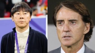 Perbandingan Gaji Shin Tae-yong dan Roberto Mancini, Sama-sama Tersingkir di Piala Asia 2023