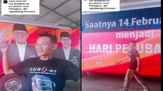 PO Budiman Pasang Gambar AMIN di Bus, Ga Takut Kehilangan Pelanggan: Biarin