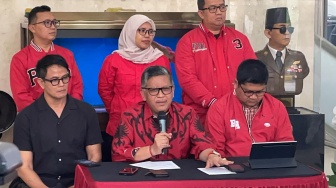 Geram Bendera PDIP Diturunkan Aparat di Gunungkidul, Hasto: Mengapa Bendera PSI Diizinkan?