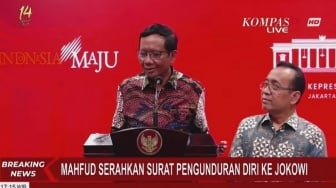 Sudah Bicara dari Hati ke Hati Dengan Jokowi di Istana, Mahfud Resmi Berikan Surat Resign Berisi 3 Hal