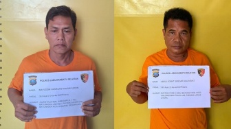 2 Pencuri HP dan Uang Modus Pecah Kaca Mobil di Labusel Ditangkap