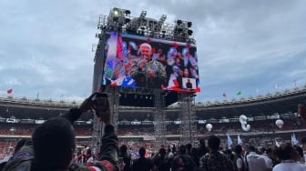 Viral Massa Tinggalkan GBK Saat Ganjar Pranowo Masih Pidato, Netizen Nyeletuk: Nonton Konsernya