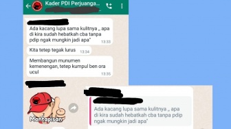 Percakapan Kader PDI Perjuangan Bocor, Sindir Gibran Seperti Kacang Lupa Sama Kulitnya