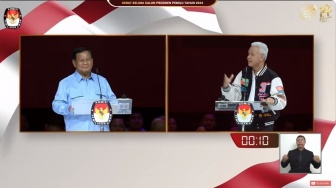 Momen Ekspresi Ganjar Terlihat Sewot Dikoreksi Prabowo Masalah Stunting dan Gizi Buruk: Saya Ingatkan Lagi