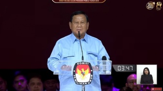 Paparan Visi Misi Prabowo di Debat Final: Makanan Begizi, Rumah Sakit Modern, Gaji Guru, dan Tiga Juta Rumah