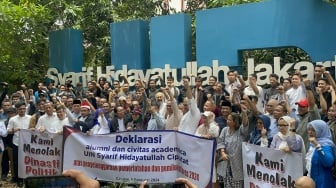 Tolak Politik Dinasti, Civitas Akademika dan Alumni UIN Jakarta Minta Presiden dan Aparat Netral