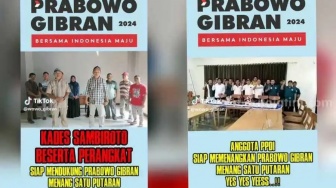 Beri Dukungan ke Salah Satu Capres, Kades dan Perangkat Desa di Ngawi Bikin Heboh