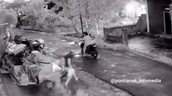 Viral Maling di Pontianak Nekat 3 Kali Curi Gerobak Arco di Tempat yang Sama, Langganan?