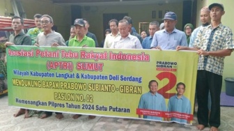 Petani Tebu Sumut Dukung Prabowo-Gibran, Siap Menangkan Satu Putaran