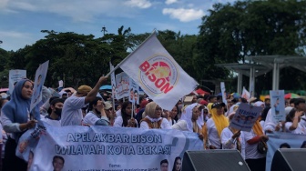 Bison Bekasi Coba Jaring Anak Muda dan UMKM Demi Prabowo-Gibran Menang Satu Putaran