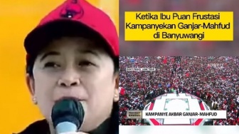 Puan Maharani Frustasi Kampanyekan Ganjar-Mahfud? Teriakan 'Nomor Dua' Menggema