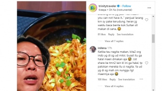 Trinity Traveler Bongkar Restoran Favorit Nagita Slavina di Singapura Tak Halal: Gw Yakin Sih Babi