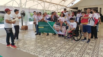 Lanjutkan Program Jokowi, Atlet Disabilitas Kota Solo Dukung Prabowo-Gibran di Pilpres 2024