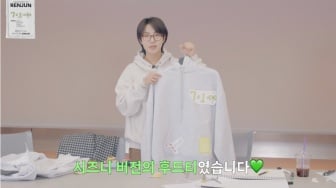 Sweet Abis! Renjun NCT Ungkap Cinta ke Fans dengan Mendesain Hoodie Khusus