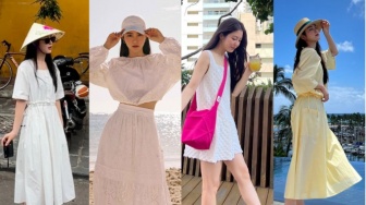 4 Inspirasi Outfit Liburan ala Shin Ye Eun, Manis dan Minimalis