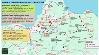 Jalan Pantura Demak-Kudus Masih Terendam Banjir, Ini Jalur Alternatifnya