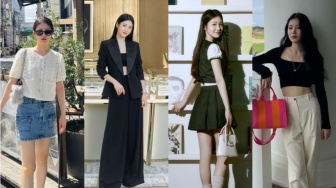 Tampil Minimalis, Intip 5 Inspirasi Outfit ala Shin Ye Eun