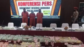 Jaringan Narkoba Terbongkar, Polda Sumsel Amankan Ratusan Kilogram Sabu dan Ekstasi